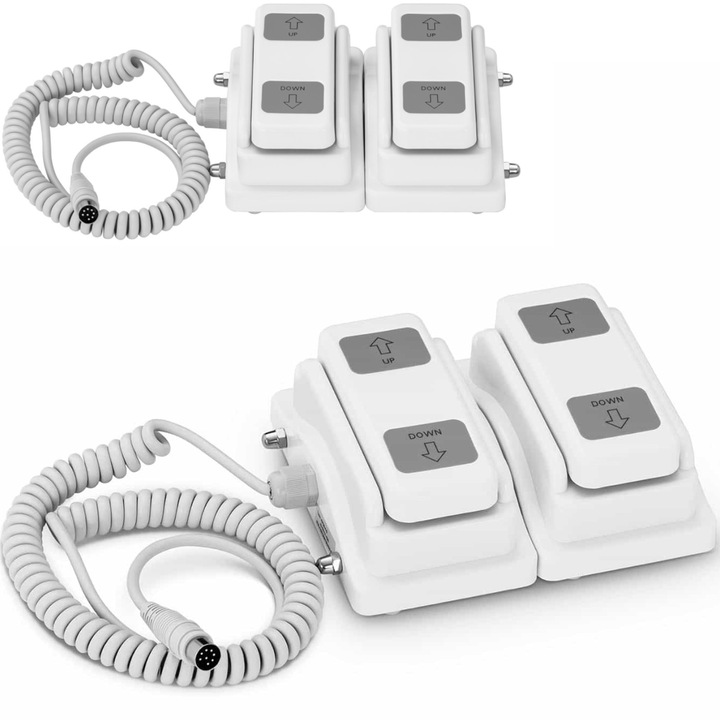 Педал за управление на крачен превключвател за легла за козметични столове - 2 мотора