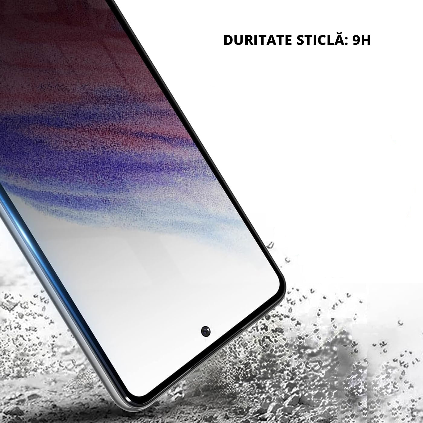 Folie sticla Mobilesmart pentru Samsung Galaxy S24, Privacy, Compatibila cu senzorul de amprenta, Anti Soc, Full Glue