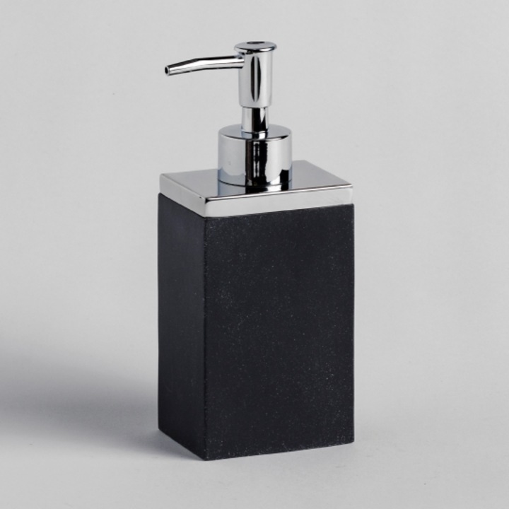 Дозатор за черен сапун QUADRINI, Черен