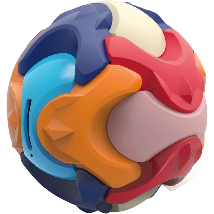 Касичка Cyrax Ball, с възможност за сглобяване, сглобяване/разглобяване, пластмаса, 16,5x16,5x16,5, многоцветна