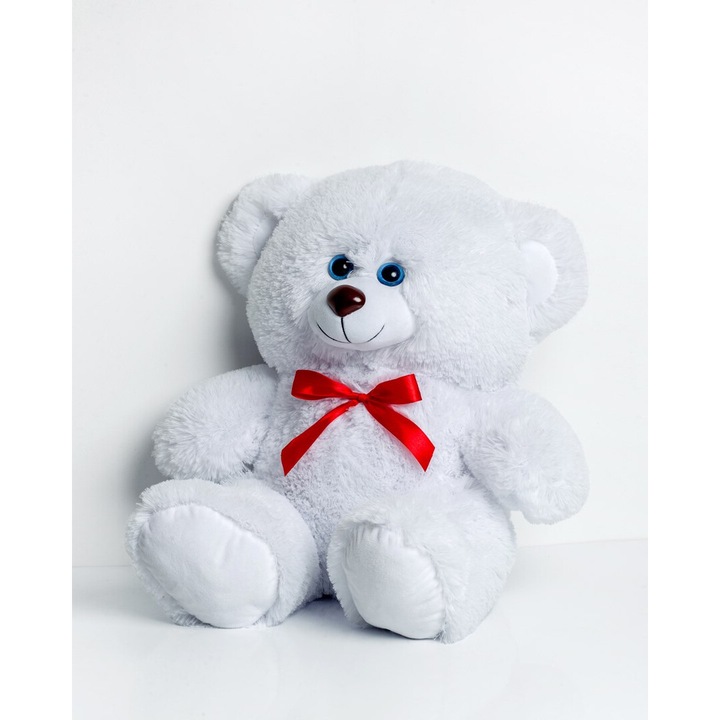 Go Gift Tommy maci 65cm, fehér, antiallergén töltet
