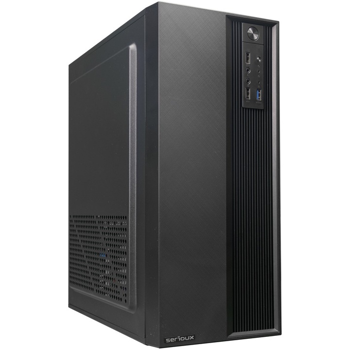 Компютърна кутия Serioux CLASSIC01, Без захранващ блок, Middle Tower, ATX