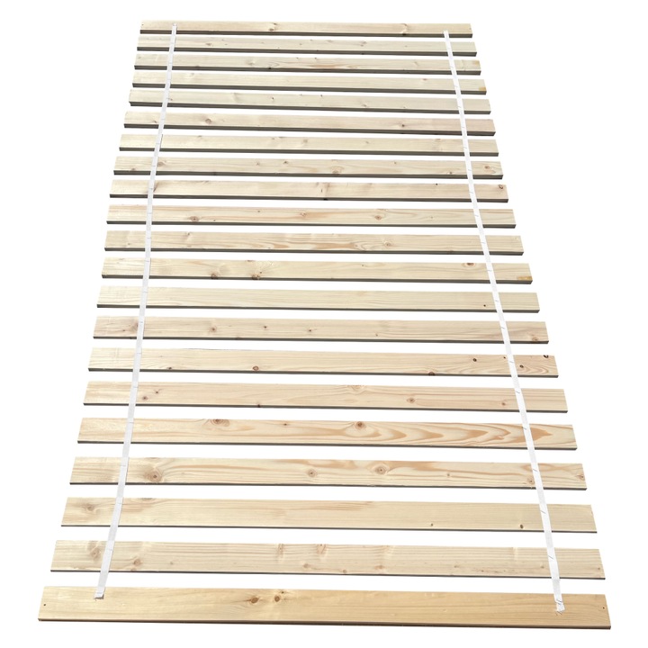 Somiera pat lemn natur 160x200 cm