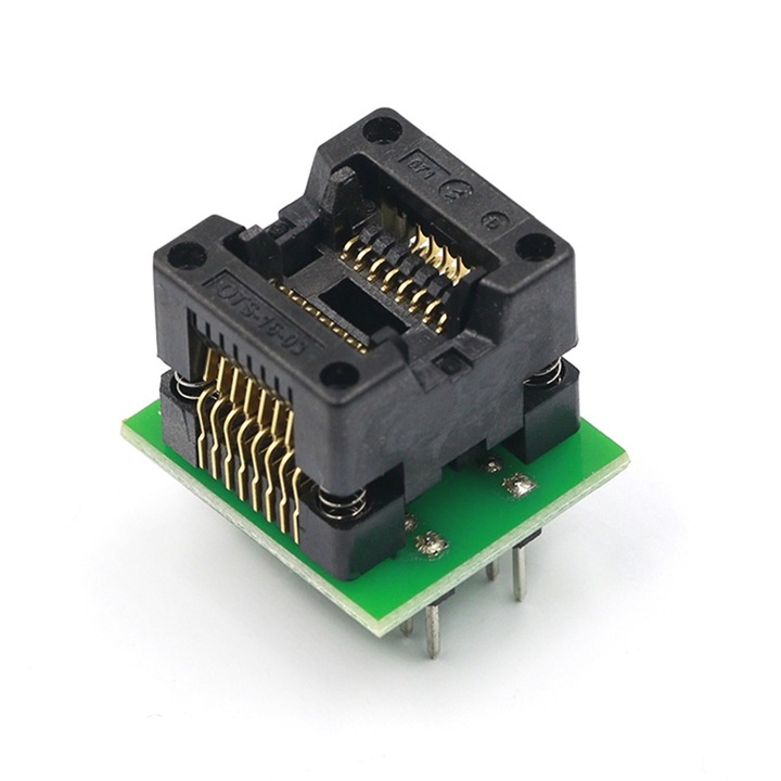 SOIC16 SOP16 към DIP16 адаптер за гнездо за IC тестване и програмиране