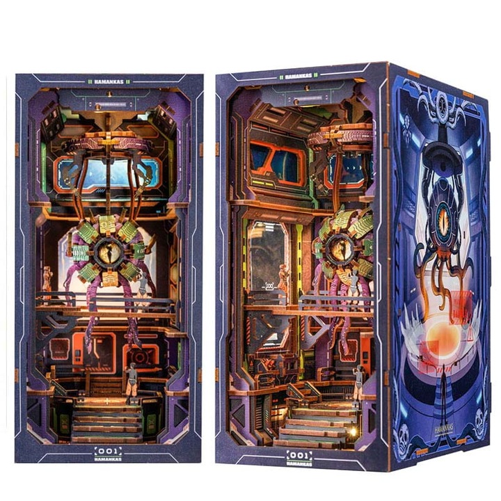 Habarri 3D puzzle, Book Nook DIY "Eye of God", 224 darab, LED világítás