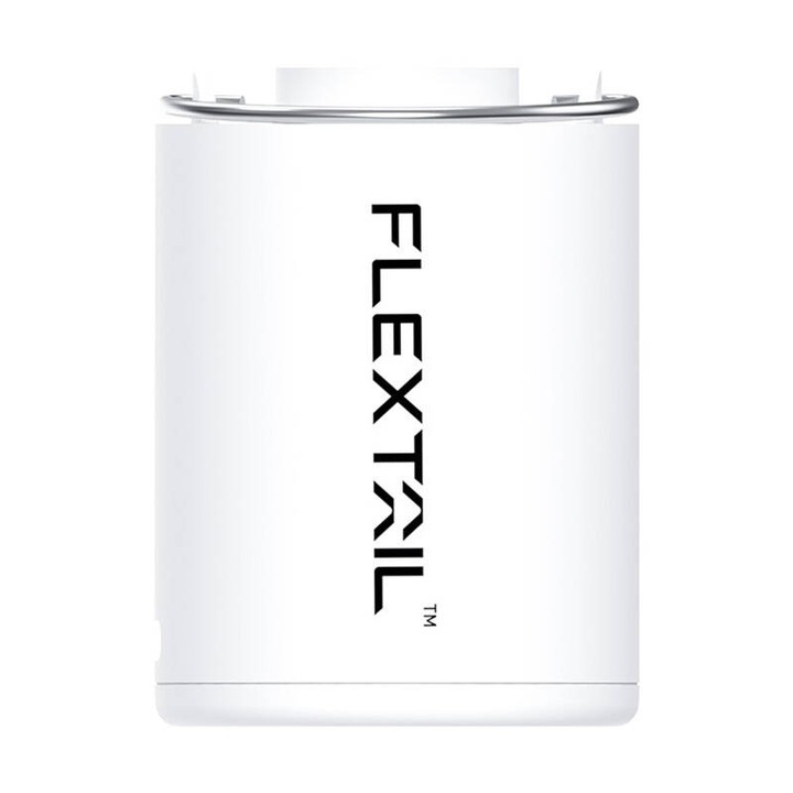 Hordozható szivattyú Flextail Tiny Pump 2 az 1-ben, Leeresztés funkció, Nyomás 4000Pa, USB-C, Fehér