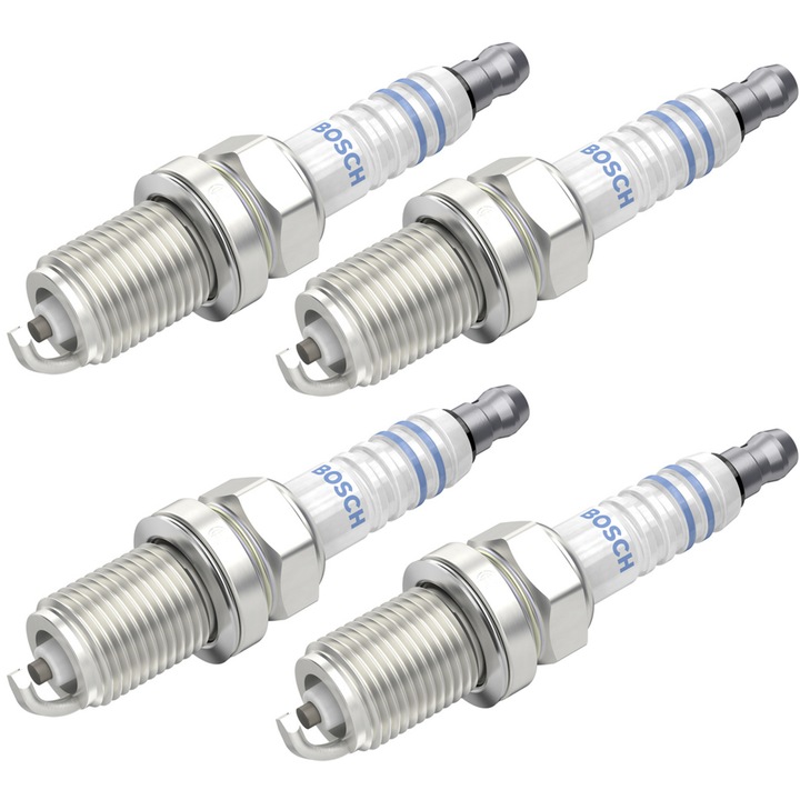 Комплект 4 свещи Bosch за Nissan Primera, Terrano, Toyota 4 Runner, Carina, Celica, Corolla, Hilux, MR2, Supra, Yaris