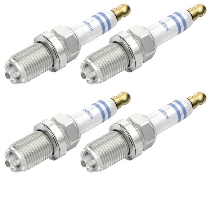 Комплект 4 свещи Bosch за Audi A4 B6/B7, A5, A6 C6, A8 D2/D3, Bmw Series 1, VW Phaeton, Touareg