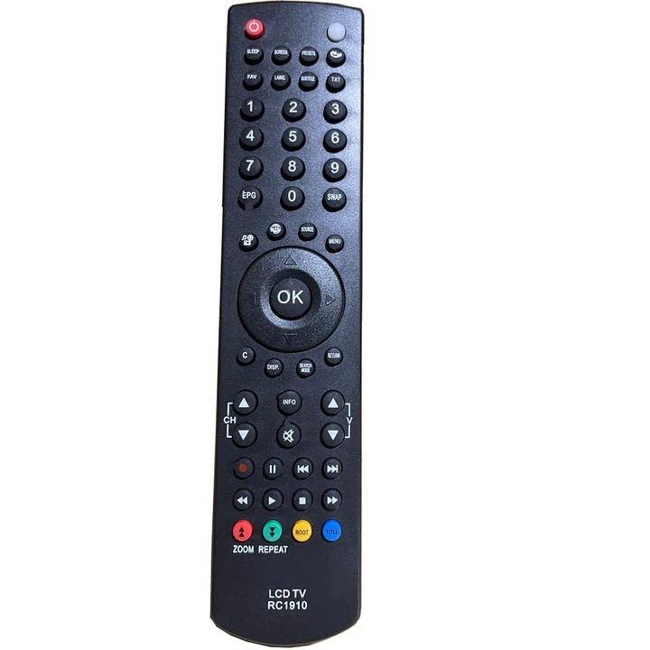 Дистанционно за телевизор Finlux Luxor Telefunken Orion Hitachi RC1910 evoremote® черно
