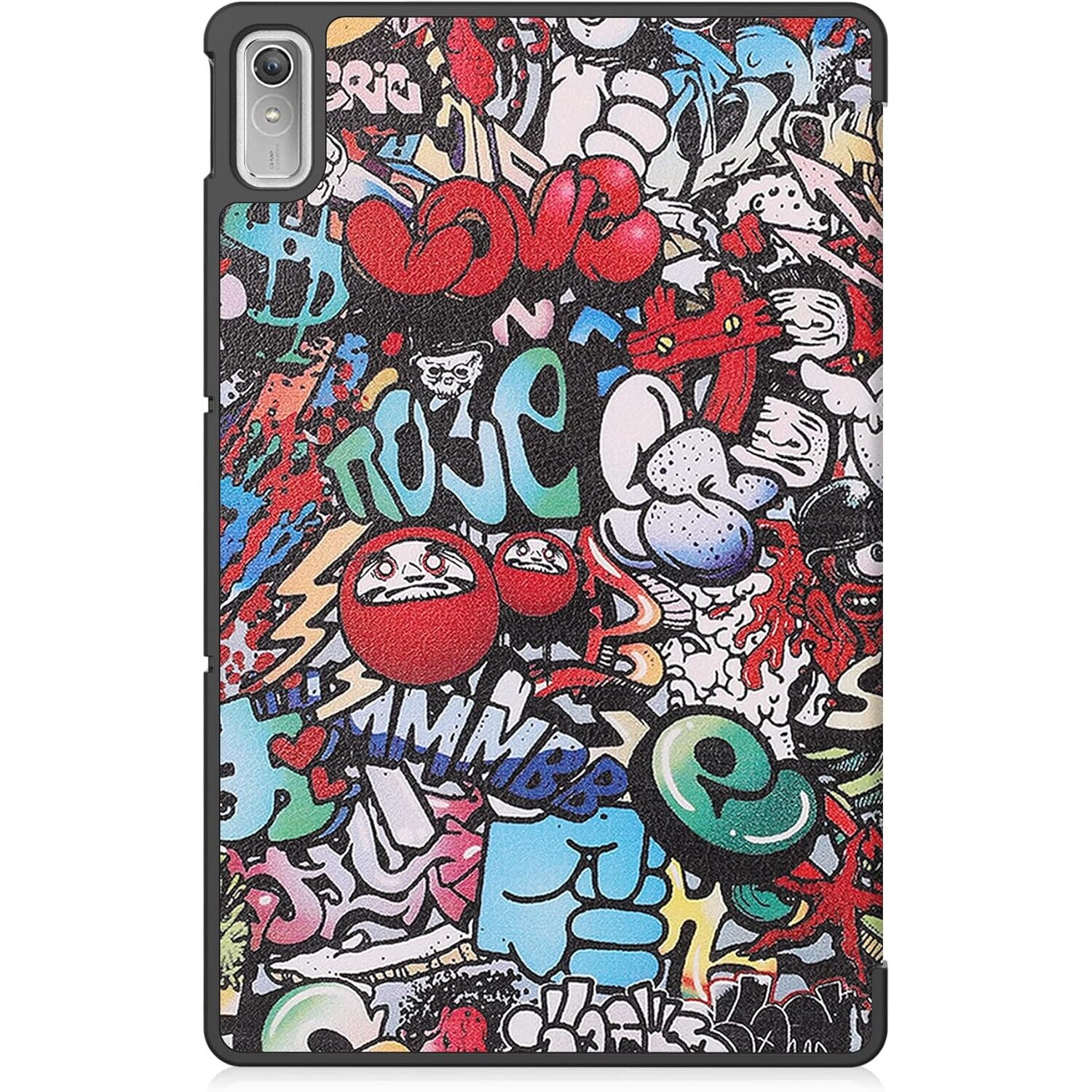 Husa Sigloo pentru tableta Lenovo Tab P11 Gen2(TB-350), 11.5 inch, Graffity, Trifold, Smart Cover, Ultraslim