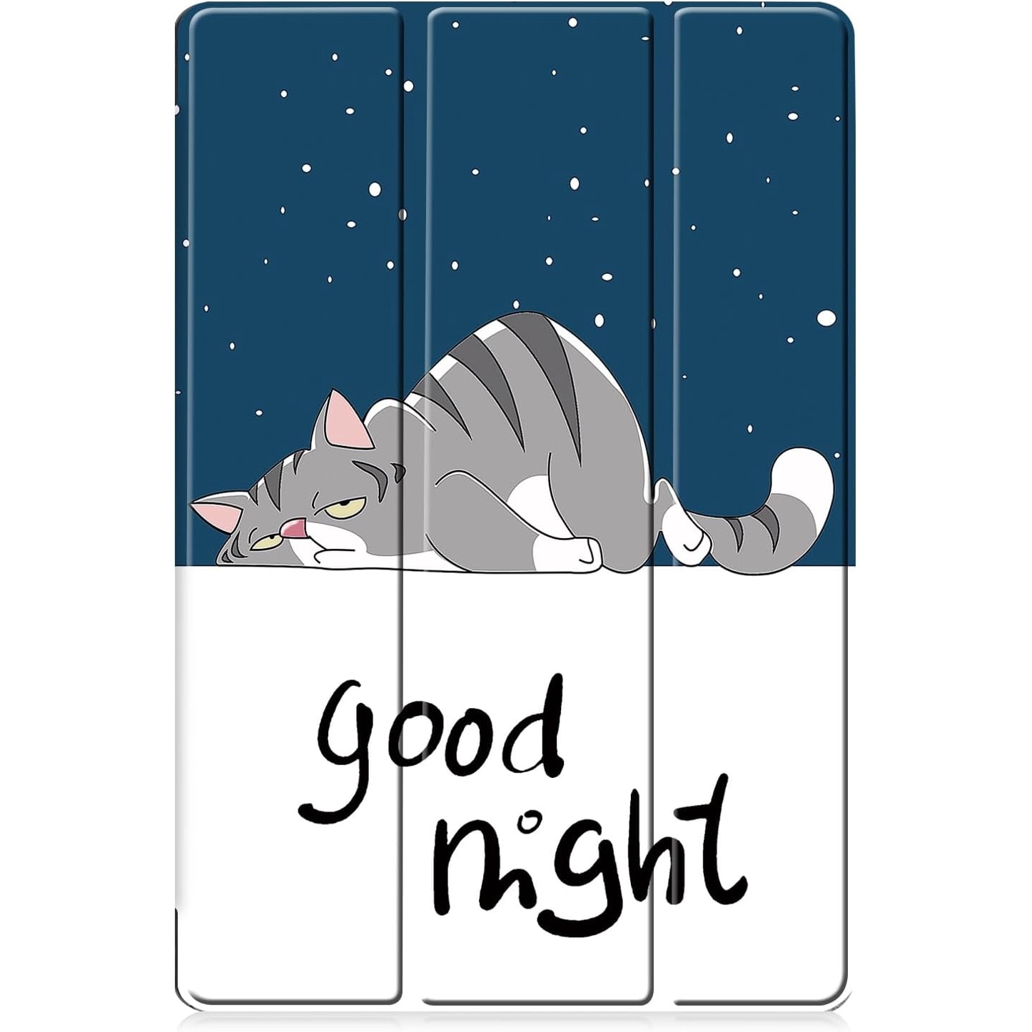 Husa Sigloo pentru tableta Lenovo Tab P11 Gen2(TB-350), 11.5 inch, Good Night, Trifold, Smart Cover, Ultraslim