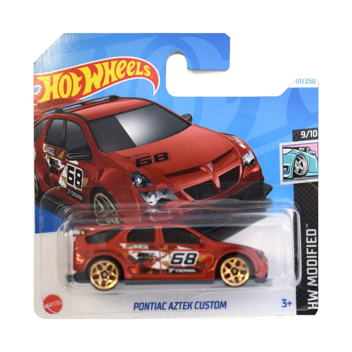 Masinuta Metalica Hot Wheels, Pontiac Aztek Custom, Colectia HW Modified - Editia 2024, Rosu, 1:64