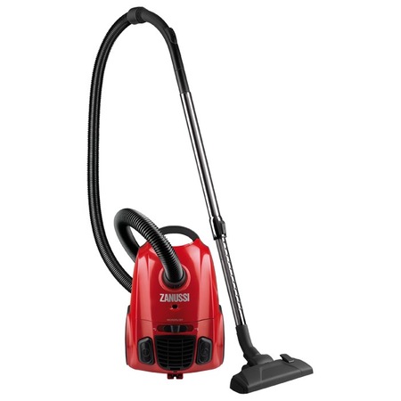 Aspirator cu sac Zanussi ZAN2410EL, 2 l, Tub telescopic cromat, 1400 W, Hygiene Filter, Rosu