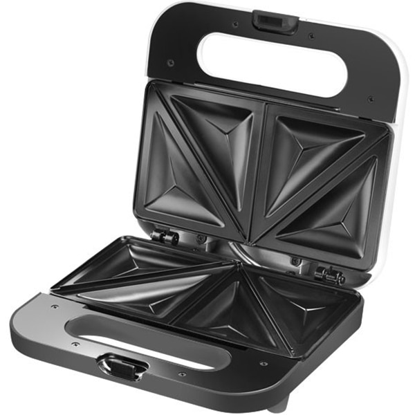 Sandwich maker Amica SMK 2011, 240 W, Alb/Gri eMAG.ro