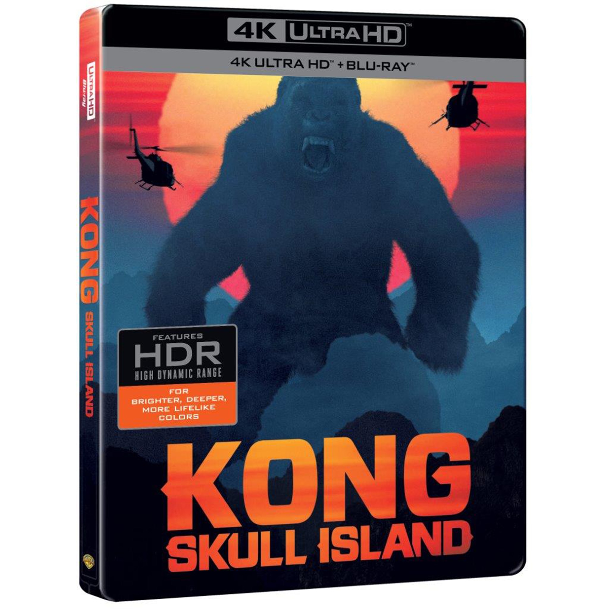 KONG SKULL ISLAND [4K STEELBOOK] [2017]