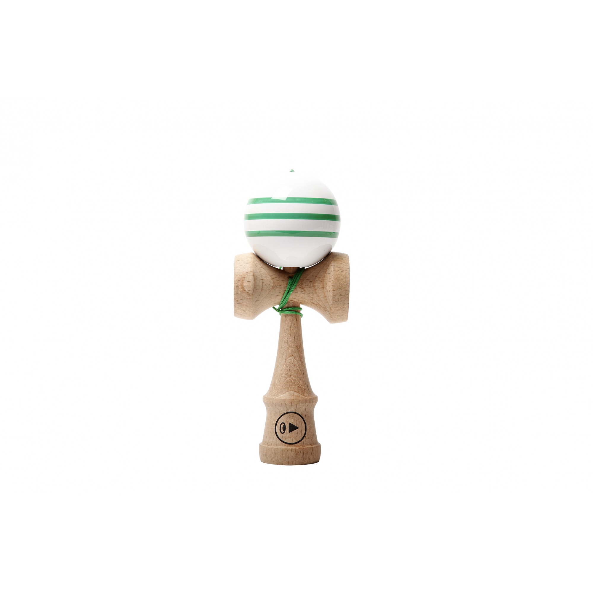 Kendama Play Pro Striped - Alb & Verde