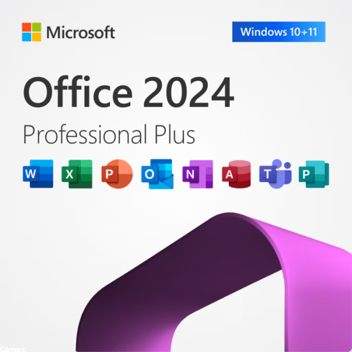 Лиценз за Microsoft Office 2024 Professional Plus Medialess 1 компютър 1 потребител, постоянен