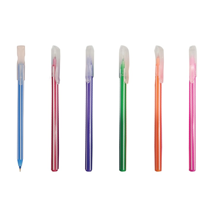 Pix Goldex - 2Smart, 50 buc/cutie, varf 0,6 mm, culoare albastra, plastic