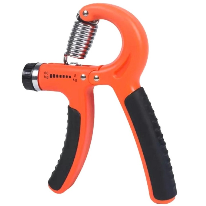 Gripper de mana reglabil, cauciuc/plastic, 5-60kg