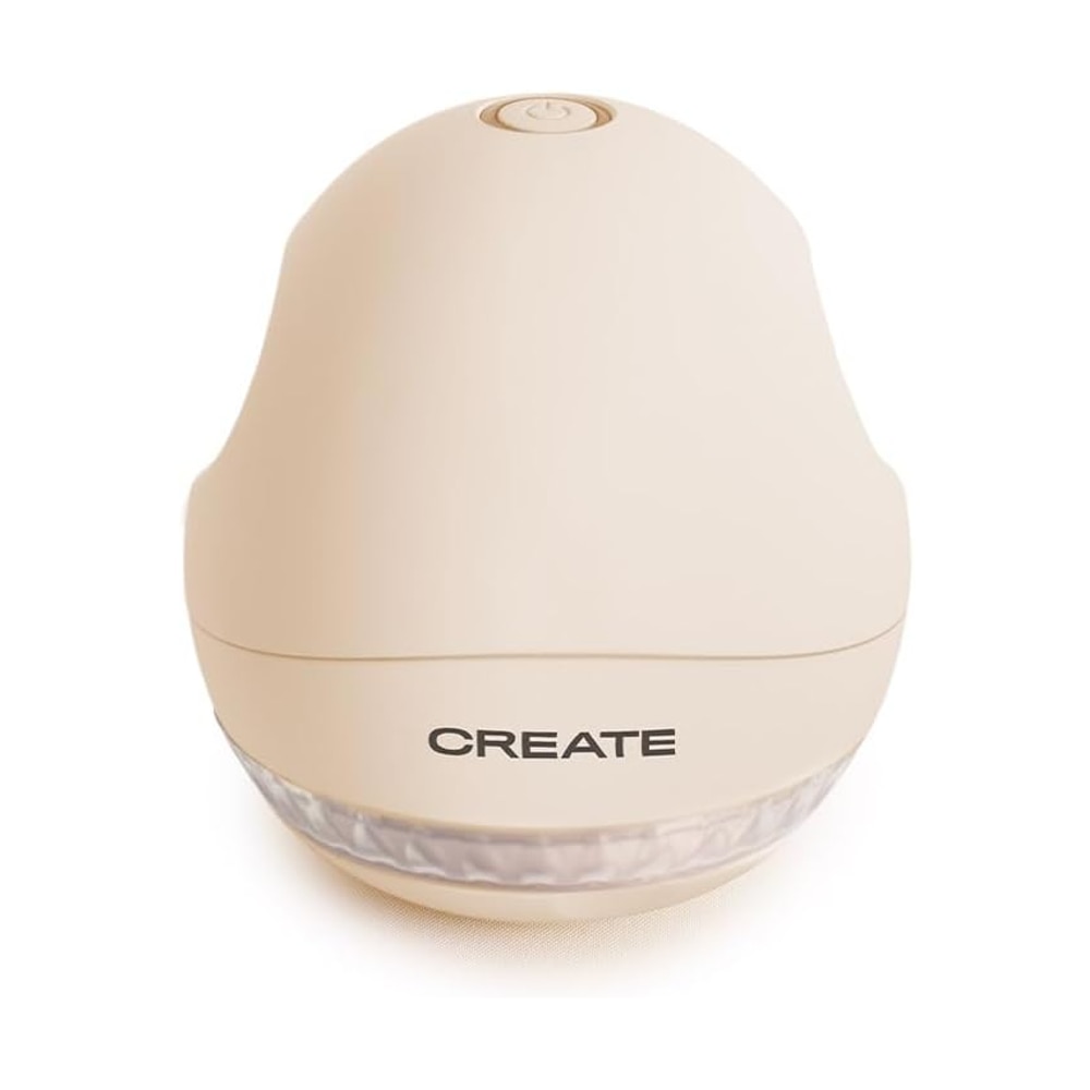 Aparat de curatat scame CREATE, Lint Remover, 1000 rpm, curatare eficienta a tuturor tipurilor de tesaturi, portabil, forma ergonomica, sistem de siguranta, incarcare USB, crem