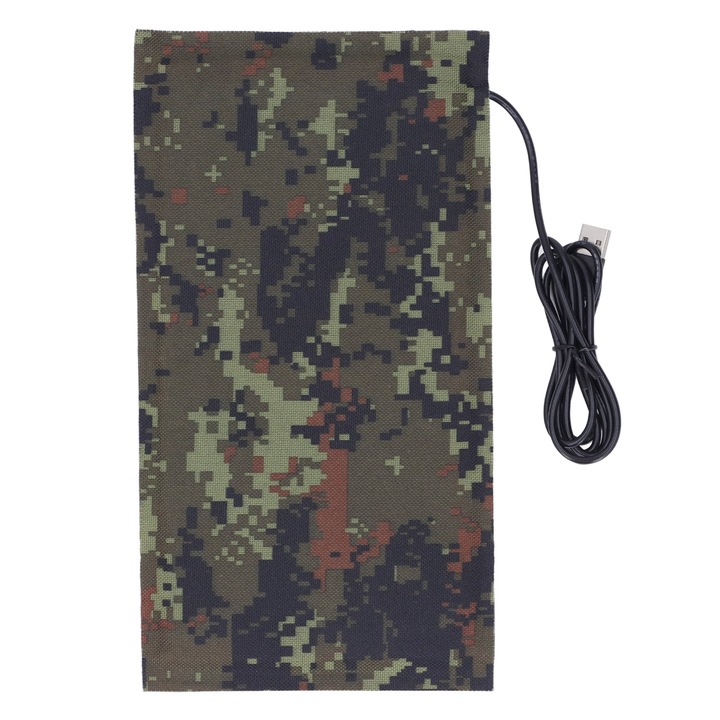 Нагревателна подложка за дрехи USB електрическа нагревателна подложка 5V Нагревателна кърпа от въглеродни влакна, миеща се, YH-1020