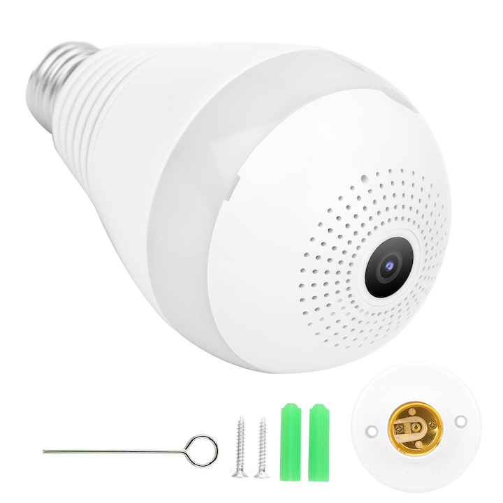Camera de supraveghere exterioara Jormftte, 1080P, IP66, cu audio bidirectional, control PTZ, 10m viziune nocturna