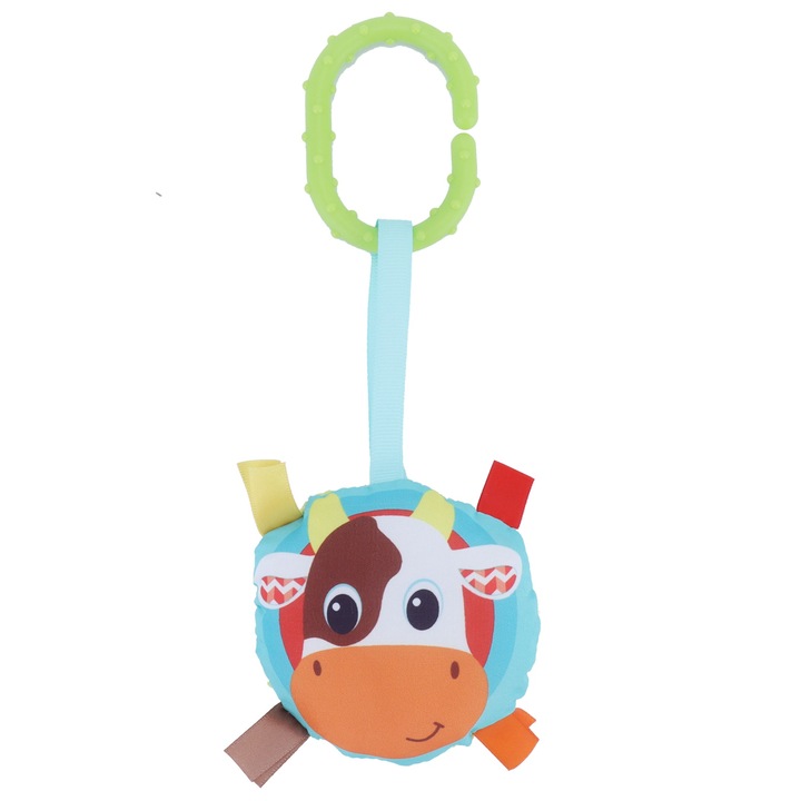 Csörgő játék, Enforose, Puha, Tehénke, Többszínű