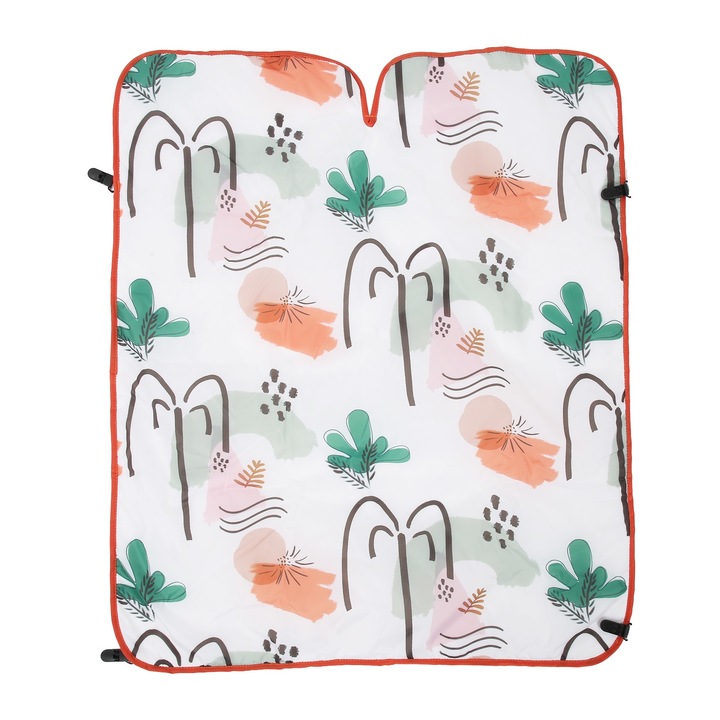 Водоустойчиво одеяло за бебешка количка, чувалче за спане за количка, гнездо за новородени, Tropical Seaside