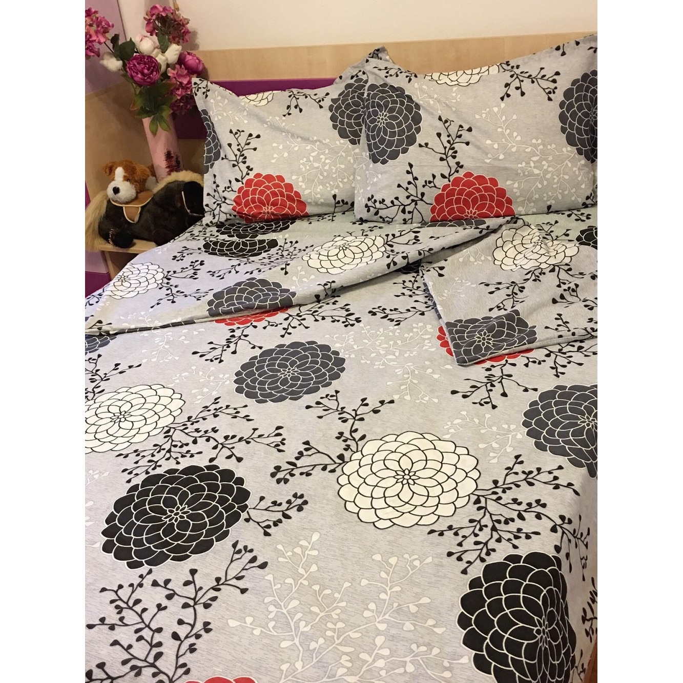 Lenjerie dubla by Liz Line - bumbac 100% - patru piese - D438