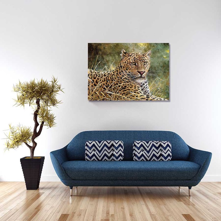 Tablou Canvas - Portretul Leopardului, 75 x 100 cm