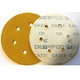 Set 100 buc disc abraziv DEERFOS CA331 GOLD 150 mm 6 gauri granulatie 240, prindere arici (cu scai, velcro)