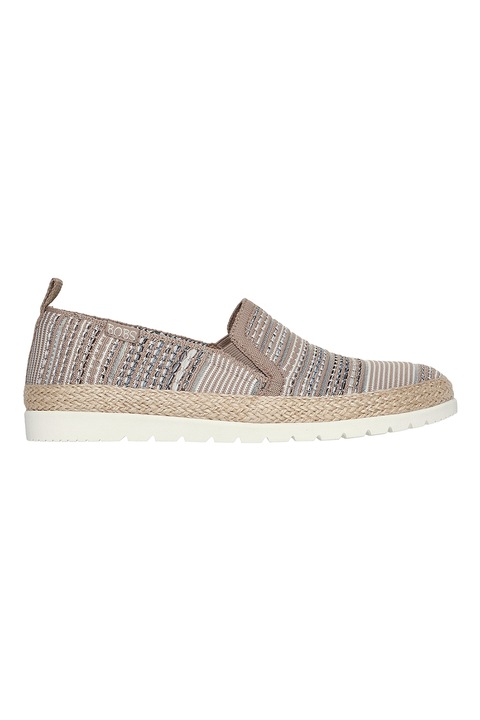 Skechers, Flexpadrille bebújós espadrilles, Tópbarna, 35