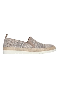 Skechers, Espadrile slip-on Flexpadrille, Maro taupe, 38