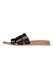 Skechers, Papuci de piele ecologica Desert Kiss, Negru, 35.5