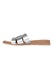 Skechers, Papuci de piele ecologica Desert Kiss, Argintiu, 41
