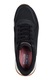 Skechers, Pantofi sport Slip-Ins cu segmente de plasa si sintetice, Negru, 37.5
