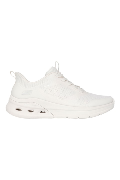 Skechers, Скосени спортни обувки Slip-Ins, Мръснобял, 38