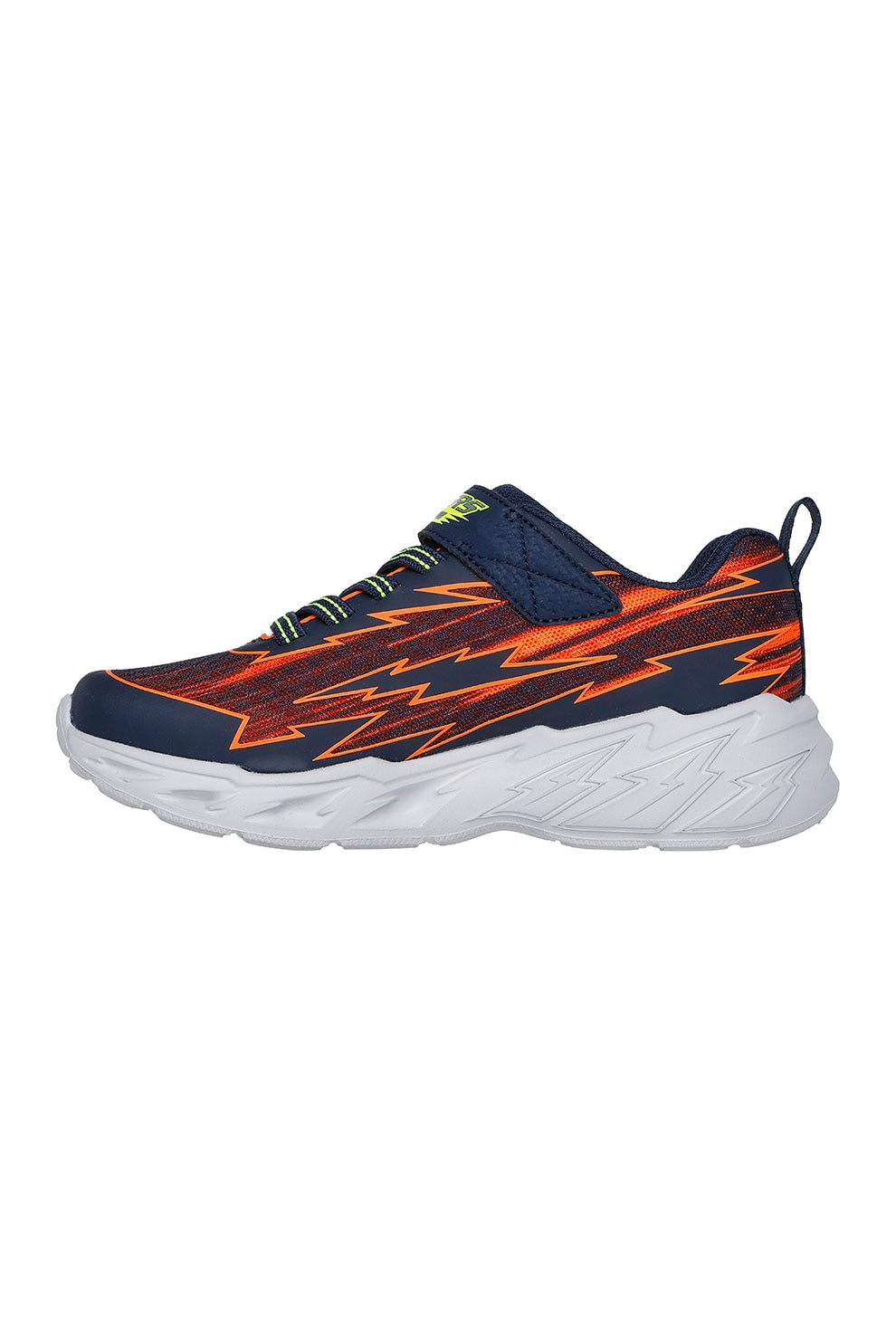 Skechers, Pantofi sport cu aspect contrastant Light Storm 2.0, Rosu, Bleumarin, 32 EU