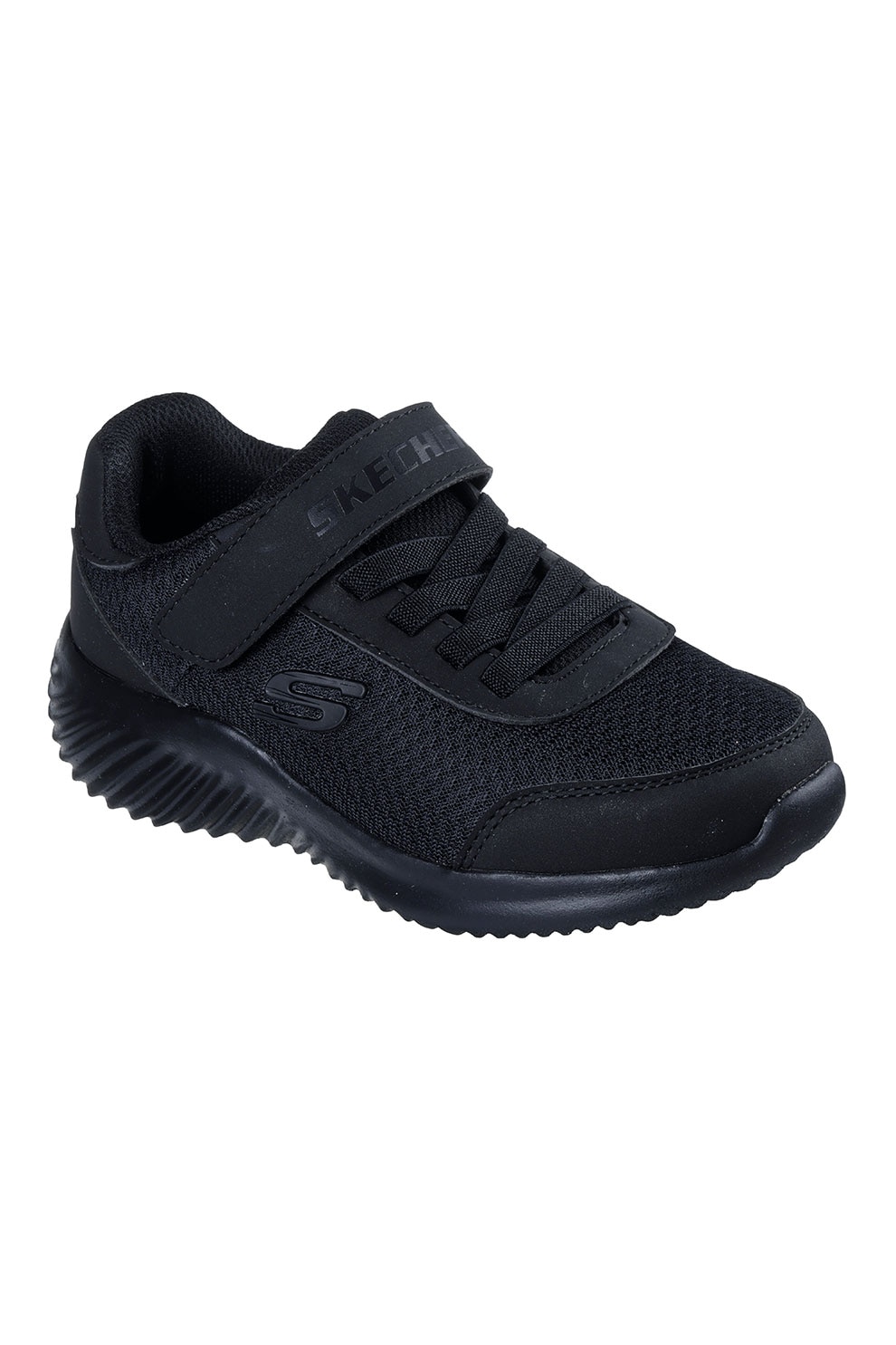Skechers, Pantofi sport cu velcro Bounder - Trekzic, Negru, 27 EU