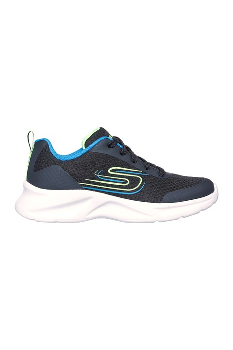Skechers, Pantofi sport cu logo Dynamatic, Negru