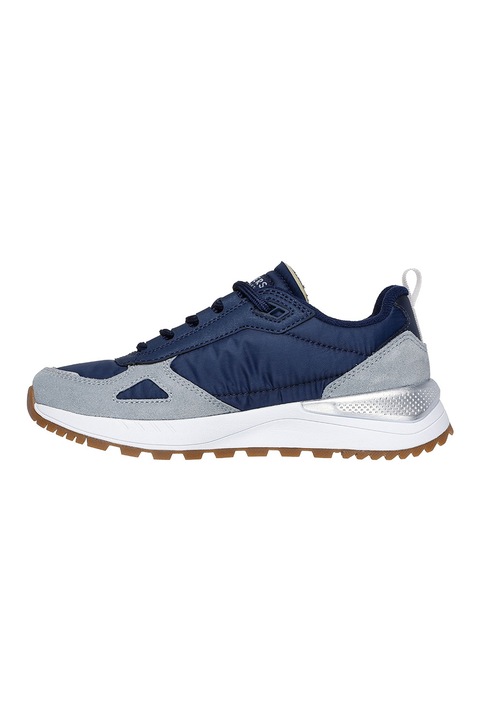 Skechers, Sneaker nyersbőr és szintetikus részletekkel, Tengerészkék