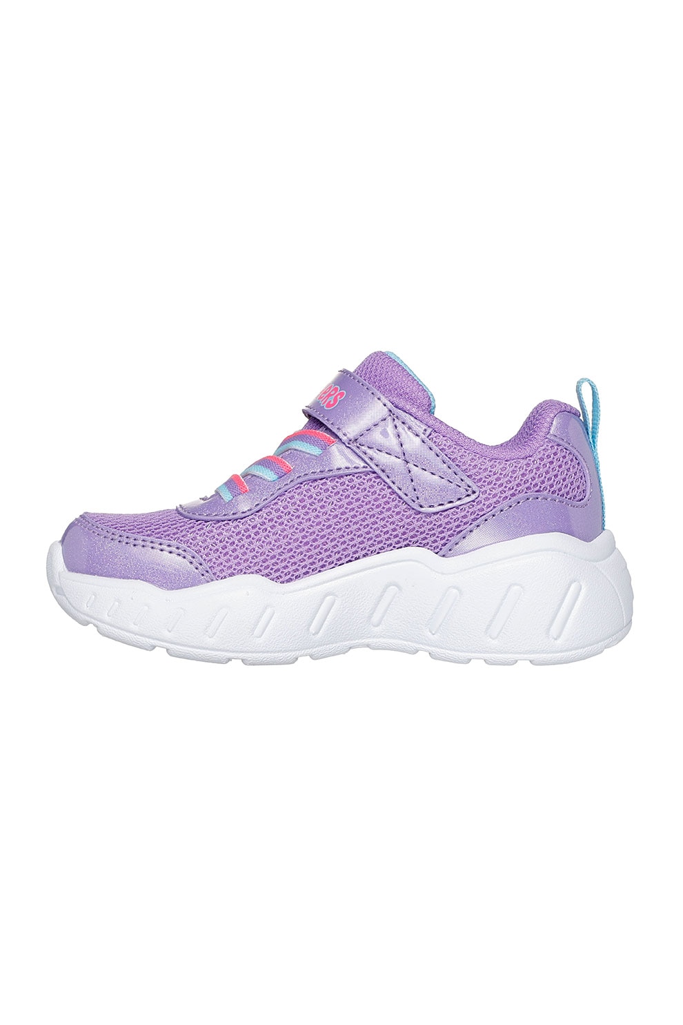 Skechers, Pantofi sport cu velcro Play Scene, Violet, 22 EU