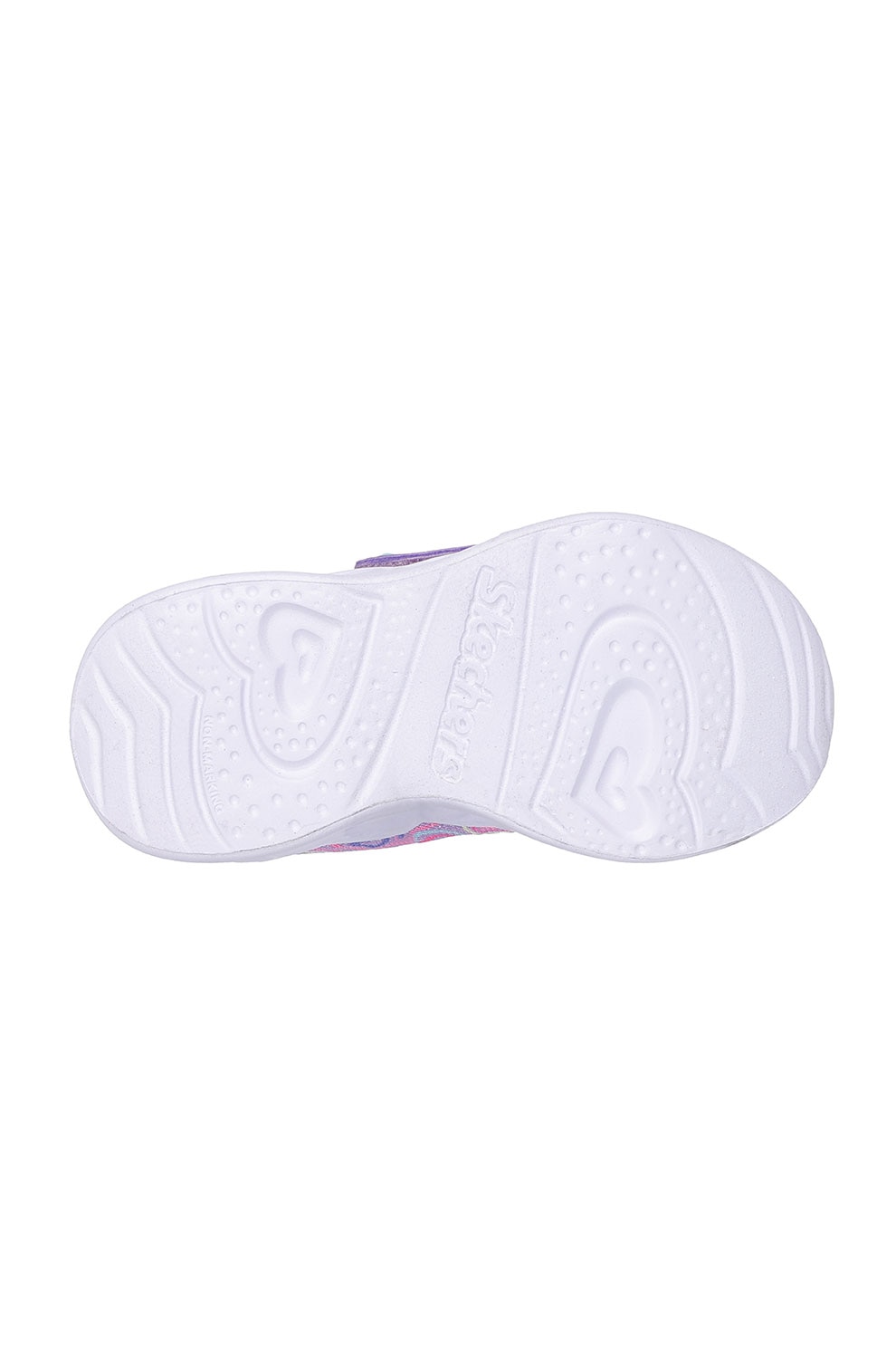 Skechers, Pantofi sport cu velcro si LED-uri Heart Lights
