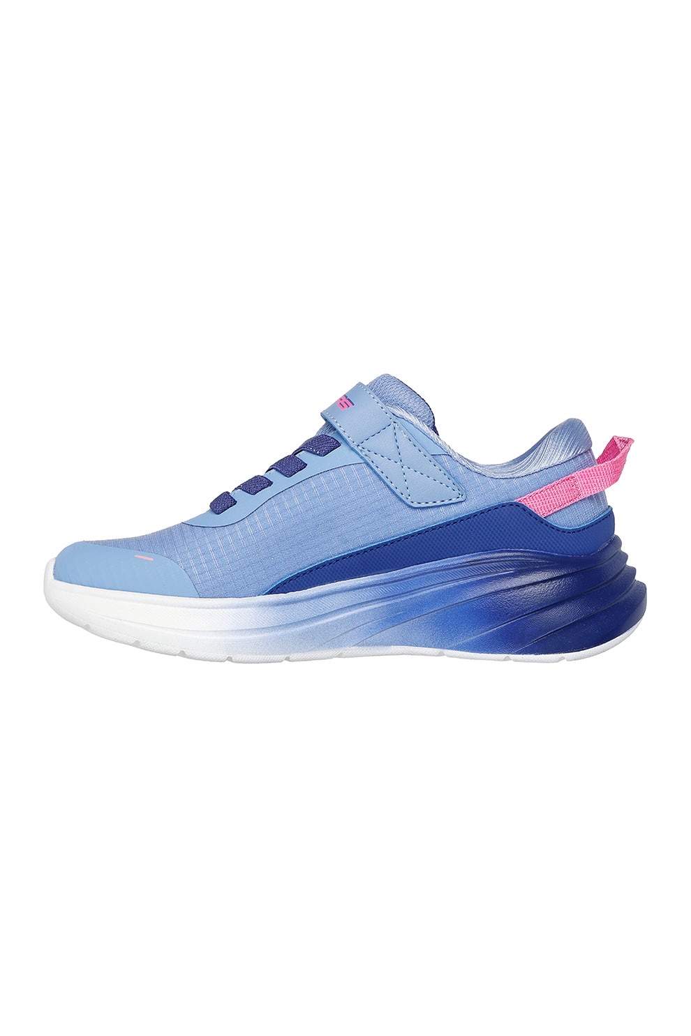 Skechers, Pantofi sport Wave 92 - Imara Lite cu velcro, Albastru, 28.5 EU