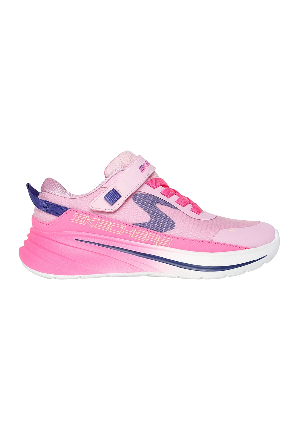 Skechers, Pantofi sport Wave 92 - Imara Lite cu velcro, Roz