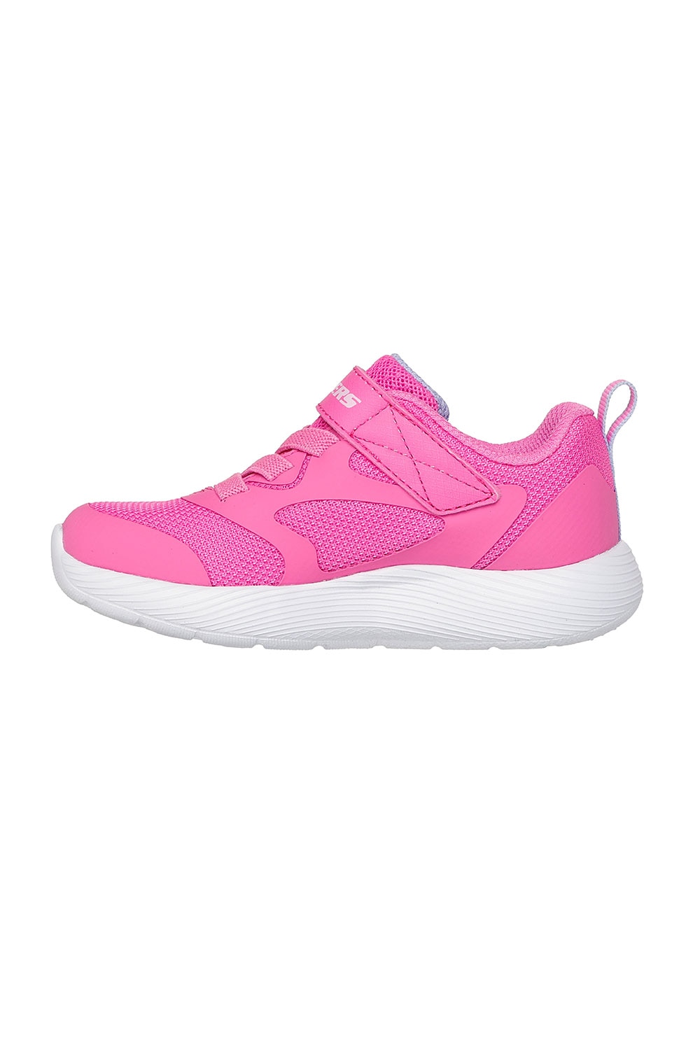 Skechers, Pantofi sport cu velcro Dyna-Lite, Roz, 22 EU