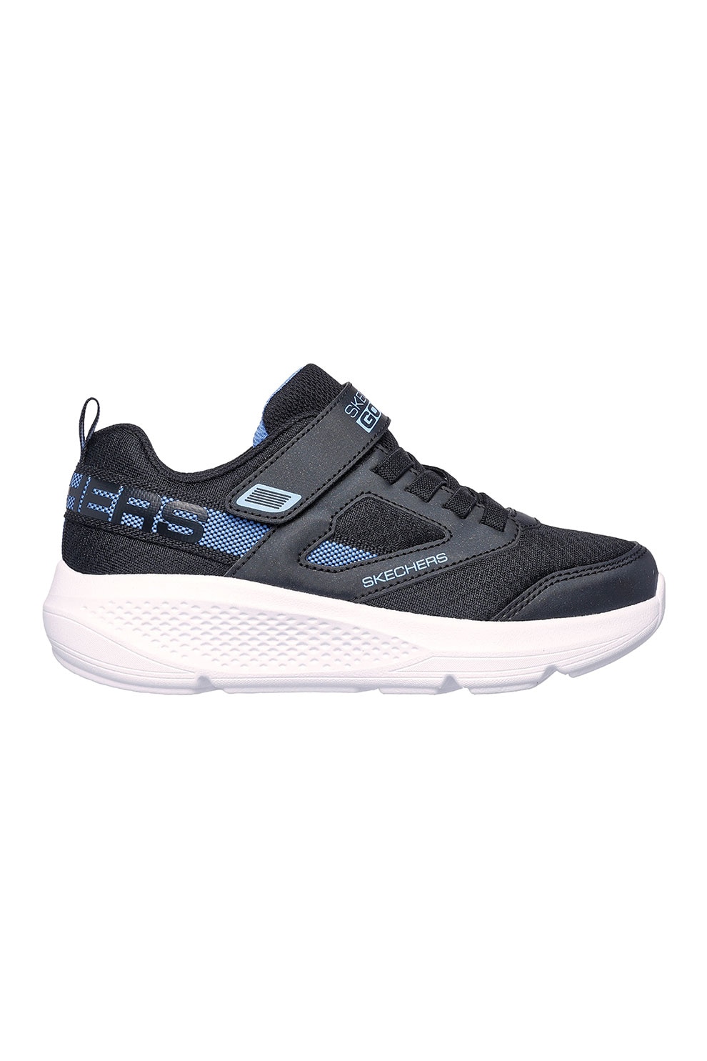 Skechers, Pantofi sport din material textil cu logo pentru alergare Go Run Elevate, Negru, 27 EU