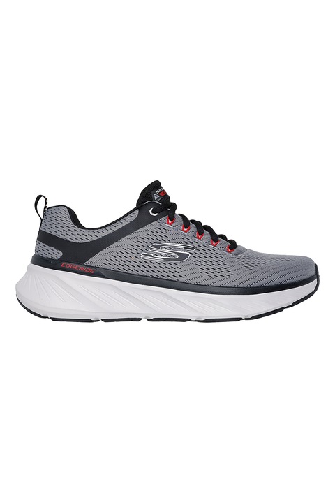 Skechers, Pantofi sport Edgeride Contentio, Gri carbune