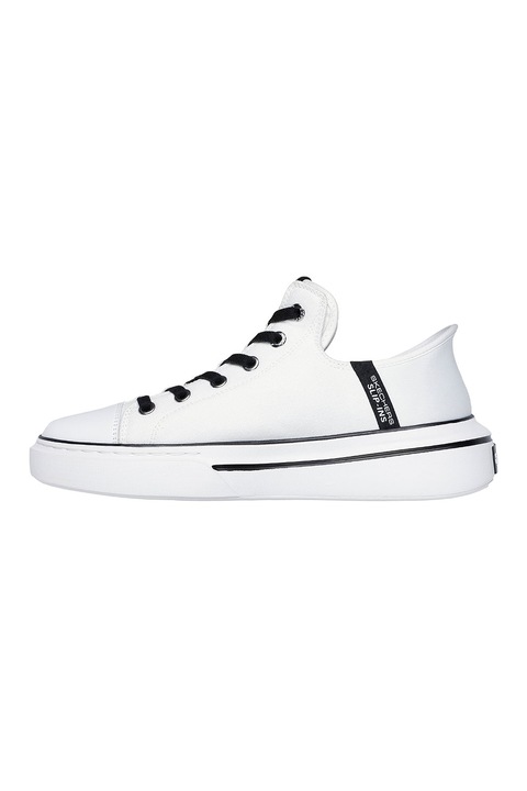 Skechers, Спортни обувки Snoop One-Boss Life тип Slip-ins, Бял, 45.5