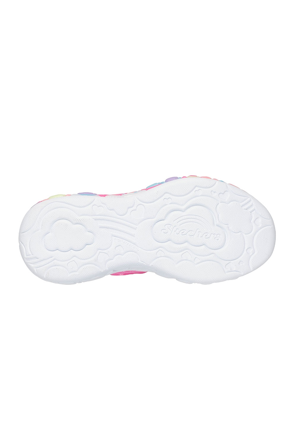 Skechers, Pantofi sport cu model si aspect stralucitor, Roz